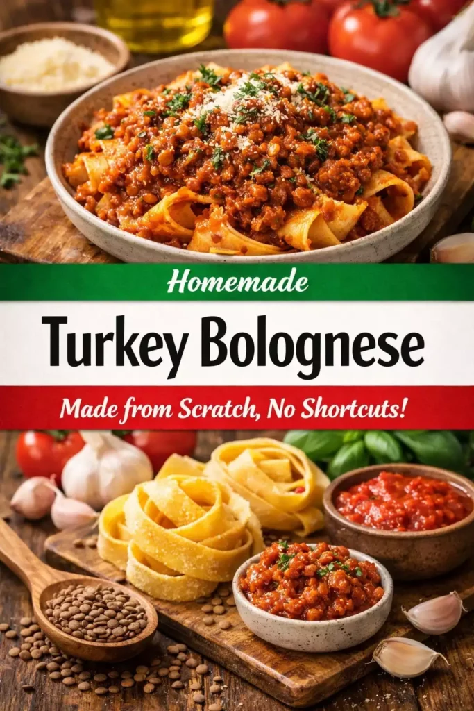 Turkey Bolognese — From Scratch, No Shortcuts