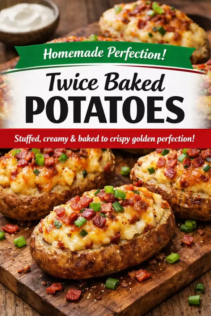 Twice Baked Potatoes (You’ll Never Make It Any Other Way)
