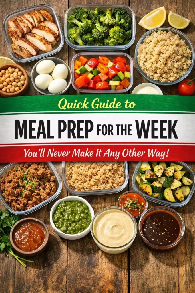 Meal Prep for the Week (You’ll Never Make It Any Other Way)