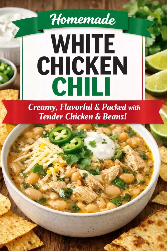 White Chicken Chili (Better Than Takeout)